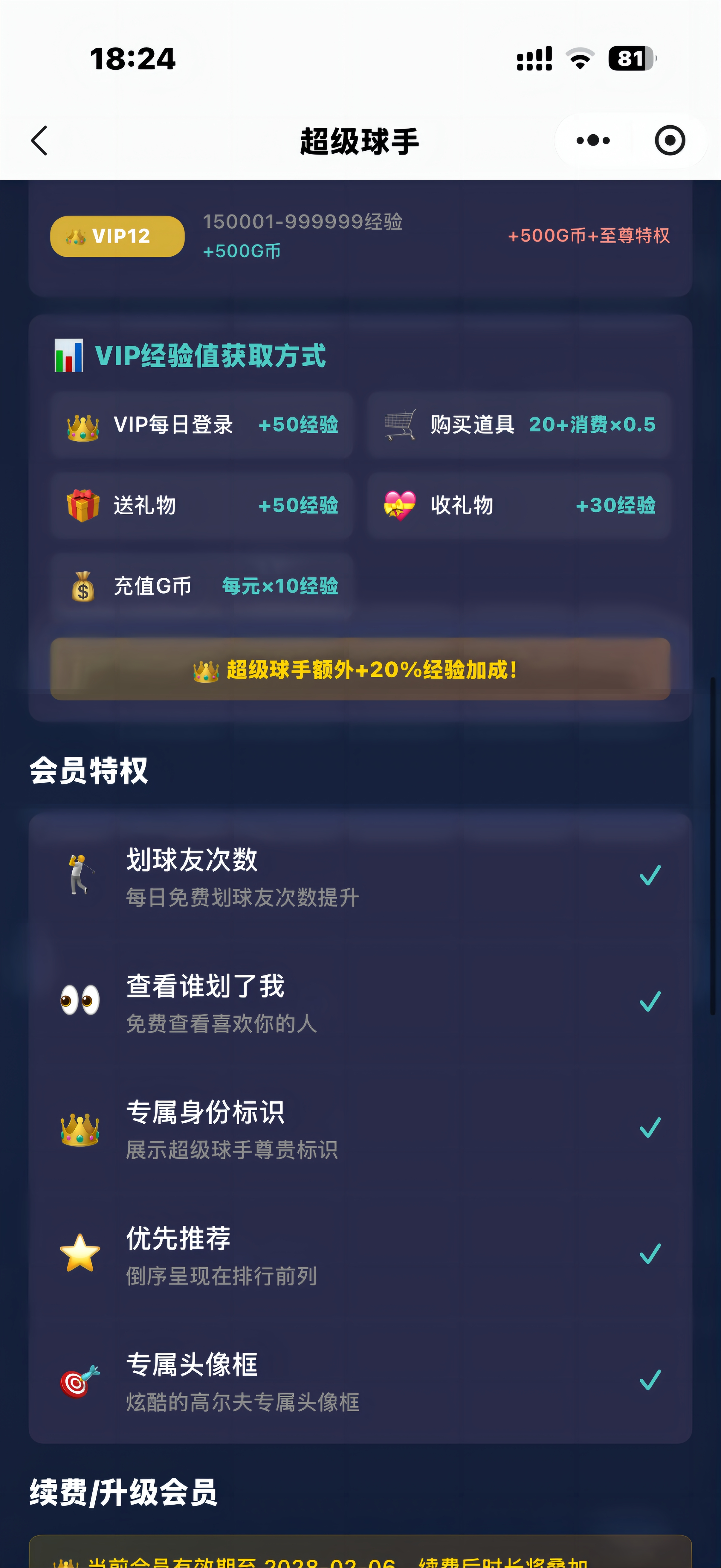 超级球手VIP